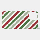 Weihnachten Diagonal Stripes Candy Cane Geschenkmu Case-Mate iPhone Hülle (Rückseite (Horizontal))