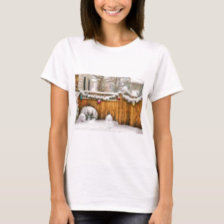 Weihnachten - Die Dekorationen sind aus T-Shirt
