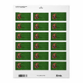 Weihnachten - Die Hallen mit Marnie Adressaufkleber (Vorne)