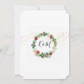 Weihnachten Die Heilige Blumenzwiese Einladung (Rückseite)