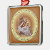Weihnachten ~ Die heilige Familie ~ Geburt ~ * ~ Ornament Aus Metall (Links)