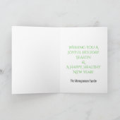 Weihnachten Die Jahreszeit Dekorationen Grüne Tür (Innenseite)