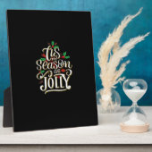 Weihnachten Die Jahreszeit Jolly Fotoplatte (Seite)