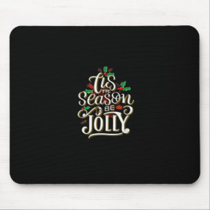 Weihnachten Die Jahreszeit Jolly Mousepad
