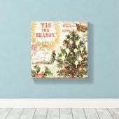 Weihnachten - die Jahreszeit Leinwanddruck (Insitu (Holzboden))