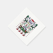 Weihnachten Die Jahreszeit Serviette (Ecke)