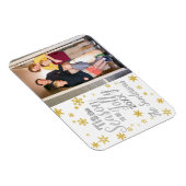 Weihnachten Die Jahreszeit Snowflake Silver Gold Magnet (Rechte Seite)