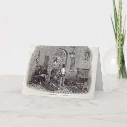 Weihnachten: "Die Komplimente der Jahreszeit " Feiertagskarte (Vorderseite)