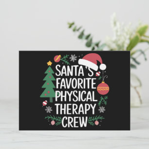 Weihnachten: Die Lieblingstherapie der Weihnachtsz Feiertagskarte