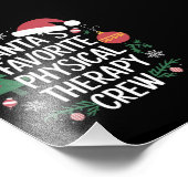 Weihnachten: Die Lieblingstherapie der Weihnachtsz Fotodruck (Ecke)