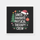 Weihnachten: Die Lieblingstherapie der Weihnachtsz Serviette (Vorderseite)