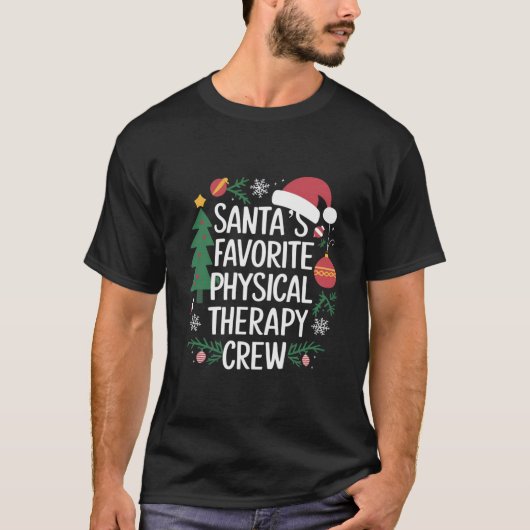 Weihnachten: Die Lieblingstherapie der Weihnachtsz T-Shirt (Vorderseite)