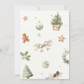 Weihnachten, die Mommy Best Baby Shower Card kenne Einladung (Rückseite)