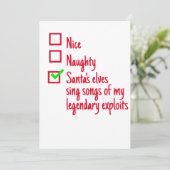 Weihnachten - Die schändliche Liste des Weihnachts (Stehend Vorderseite)