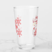 Weihnachten Die schönste Zeit für einen Bier Weihn Glas (Rechts)