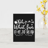 Weihnachten, die Spaß machen, lesen Karte (Gelbe Blume)