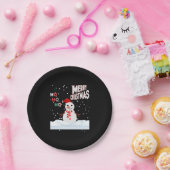 Weihnachten Die Teller des Snowman Paper (Party)
