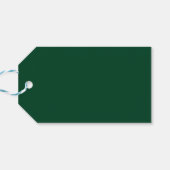 Weihnachten 'Dies ist die Jahreszeit Grün Gold, We Geschenkanhänger (Rückseite Horizontal)