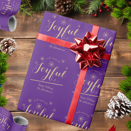 Weihnachten Dies The Season Chic Script Rustic Lil Geschenkpapier