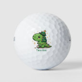 Weihnachten Dinosaur Party Funny Trex Golfball (Vorderseite)