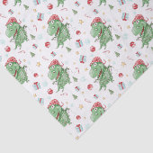 Weihnachten Dinosaur T-Rex Urlaub Seidenpapier (Ausschnitt)