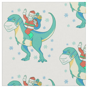 Weihnachten Dinosaurier Gesichtsmaske santa Stoff