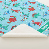 Weihnachten Dinosaurier Kinder Spaß Urlaub Persona Sherpadecke (3/4)