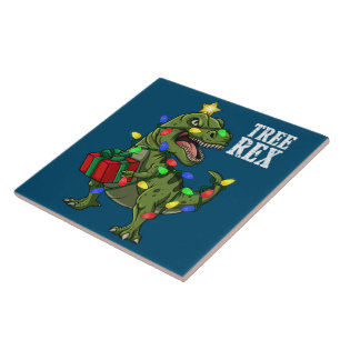 Weihnachten Dinosaurier Tree Rex Boys Girls Kinder Fliese
