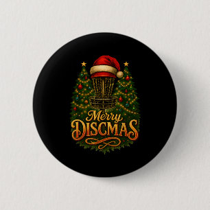 Weihnachten Disc Golf Frohe Discmas Button
