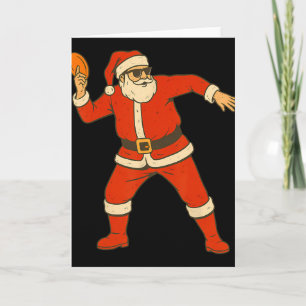 Weihnachten Disc Golf Vintage Lustiger Weihnachtsm Karte
