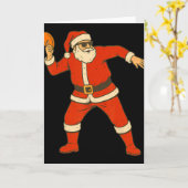 Weihnachten Disc Golf Vintage Lustiger Weihnachtsm Karte (Gelbe Blume)