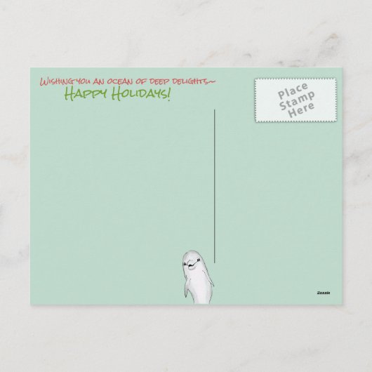 Weihnachten Dolphin Lebensstil (Rückseite)