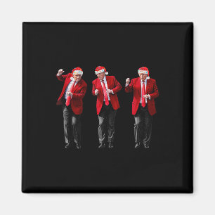 Weihnachten Donald Trump Präsident 2024 Tanzen Magnet