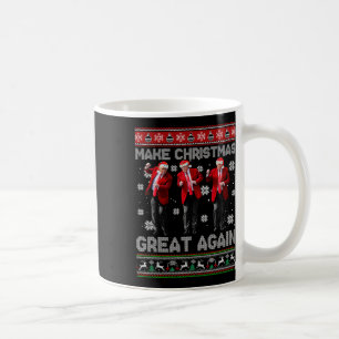 Weihnachten Donald Trump Präsident 2024 Tanzfunn Kaffeetasse