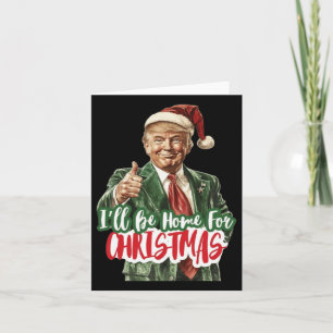 Weihnachten Donald Trump Präsident 2024 Tanzfunn Karte