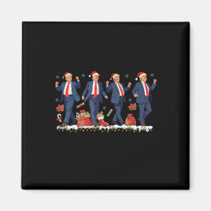 Weihnachten Donald Trump Präsident 2024 Tanzfunn Magnet