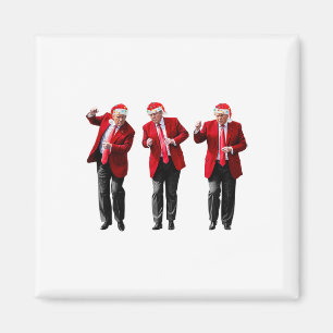 Weihnachten Donald Trump Präsident 2024 Tanzfunn Magnet