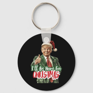 Weihnachten Donald Trump Präsident 2024 Tanzfunn Schlüsselanhänger