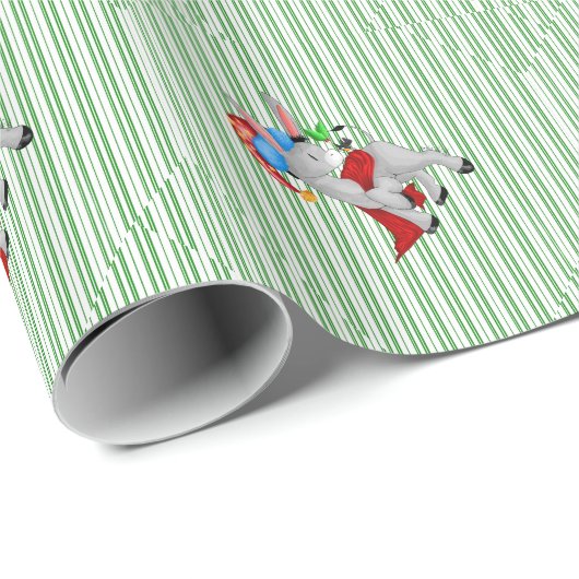 Weihnachten Donkey Geschenkpapier (Rolleneckpunkt)