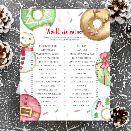 Weihnachten Donuts Babydusche Möchten Sie lieber s