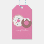 Weihnachten Donuts Sprinkles Bäckerei Frohe Weihna Geschenkanhänger (Vorderseite)