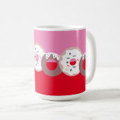 Weihnachten Donuts Sprinkles Bäckerei Frohe Weihna Kaffeetasse (VorderseiteRechts)