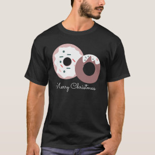 Weihnachten Donuts Sprinkles Bäckerei Frohe Weihna T-Shirt