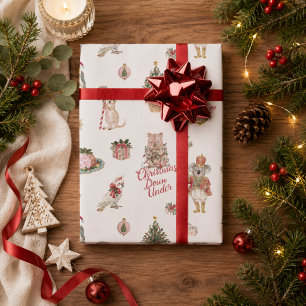 Weihnachten Down Under Australische Tiere Geschenkpapier