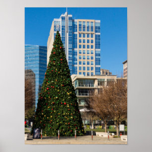Weihnachten Downtown Dallas Poster