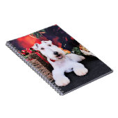 Weihnachten - Draht-Foxterrier - Dexter Notizblock (Rechte Seite)