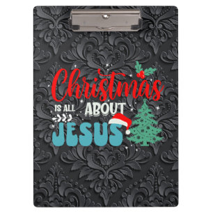 Weihnachten dreht sich alles um Jesus-43687 Klemmbrett