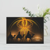 Weihnachten Drei Könige Gold Custom (Stehend Vorderseite)