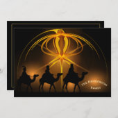 Weihnachten Drei Könige Gold Custom (Vorne/Hinten)