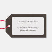 Weihnachten, Drei Schäferhunde und Baby Jesus Geschenkanhänger (Rückseite Horizontal)